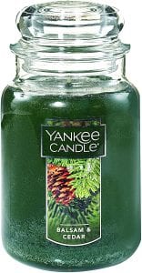 Yankee Candle Large Jar Candle, Balsam & Cedar