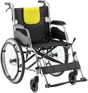 yuwell Transport Wheelchair With Dual Brakes
