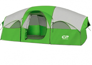 CAMPROS Breathable Divided Rooms Family Tent, 8-Person