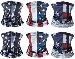 A-DUDU American US Flag Face Bandana & Neck Gaiter