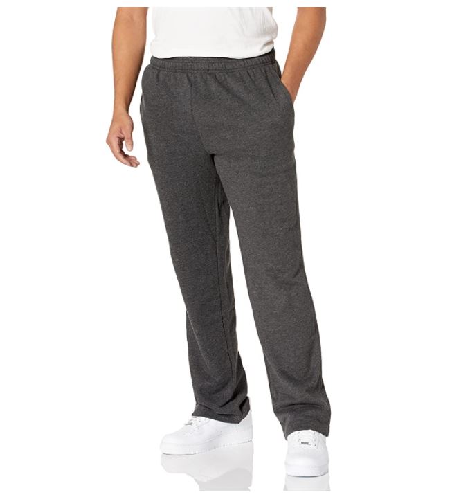 Amazon Essentials Men’s Straight-Legged Fleece Pants