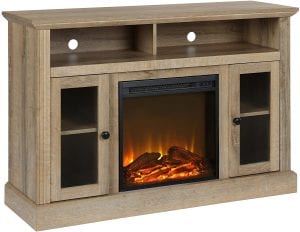 Ameriwood Home Chicago Electric Fireplace & TV Stand