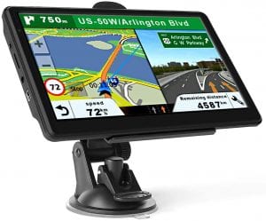 AROVA Touchscreen GPS Navigation System