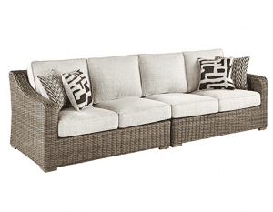 Ashley Signature Design Beachcroft Outdoor Loveseat Patio Couch Set