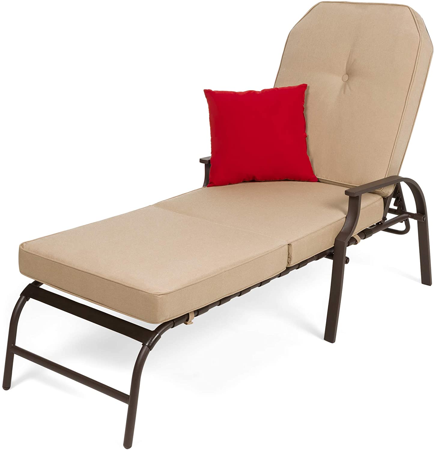 Best Choice Products Adjustable Patio Chaise Lounge Chair