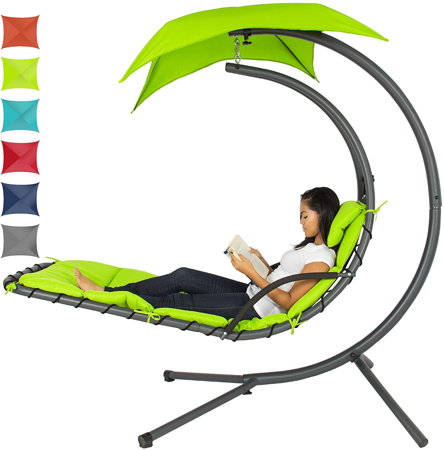 Best Choice Products Hanging Chaise Lounge Chair