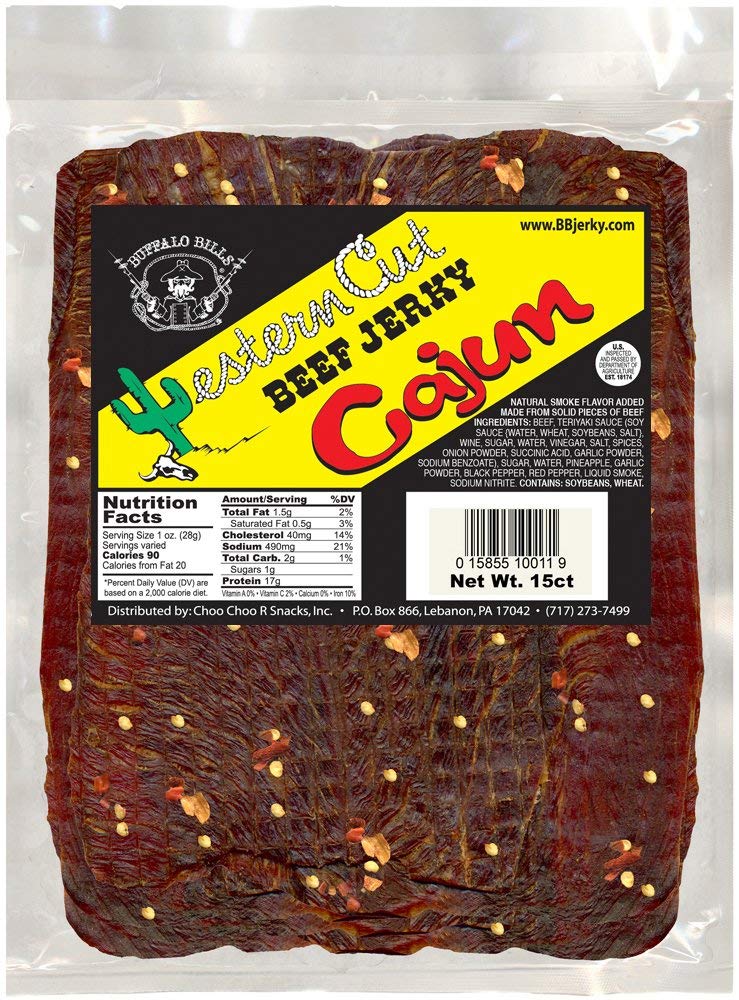 Buffalo Bills Protein Snack Beef Jerky, 15-Count