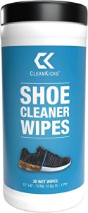 CleanKicks Dual Textured Shoe Cleaner Wipes, 30-Pack