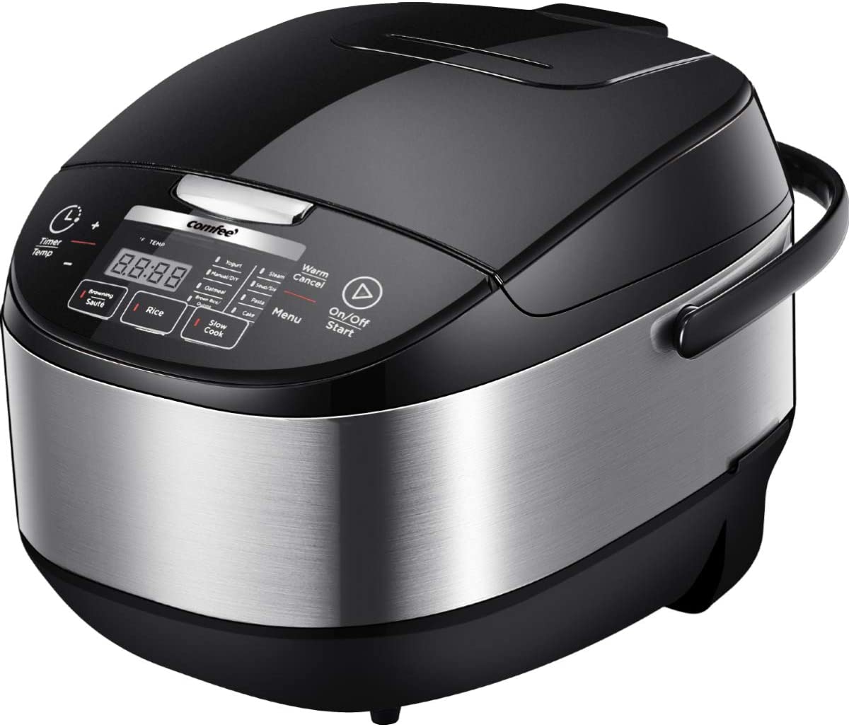 COMFEE LED User-Friendly Rice Cooker, 10-Cup