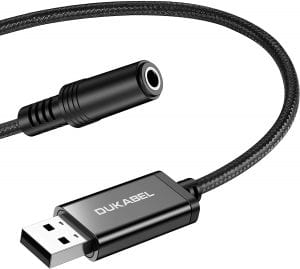 DuKabel ProSeries USB Headset Jack Audio Adapter