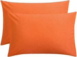 FLXXIE Wrinkle-Resistant Fabric Pillow Cases, 2-Pack