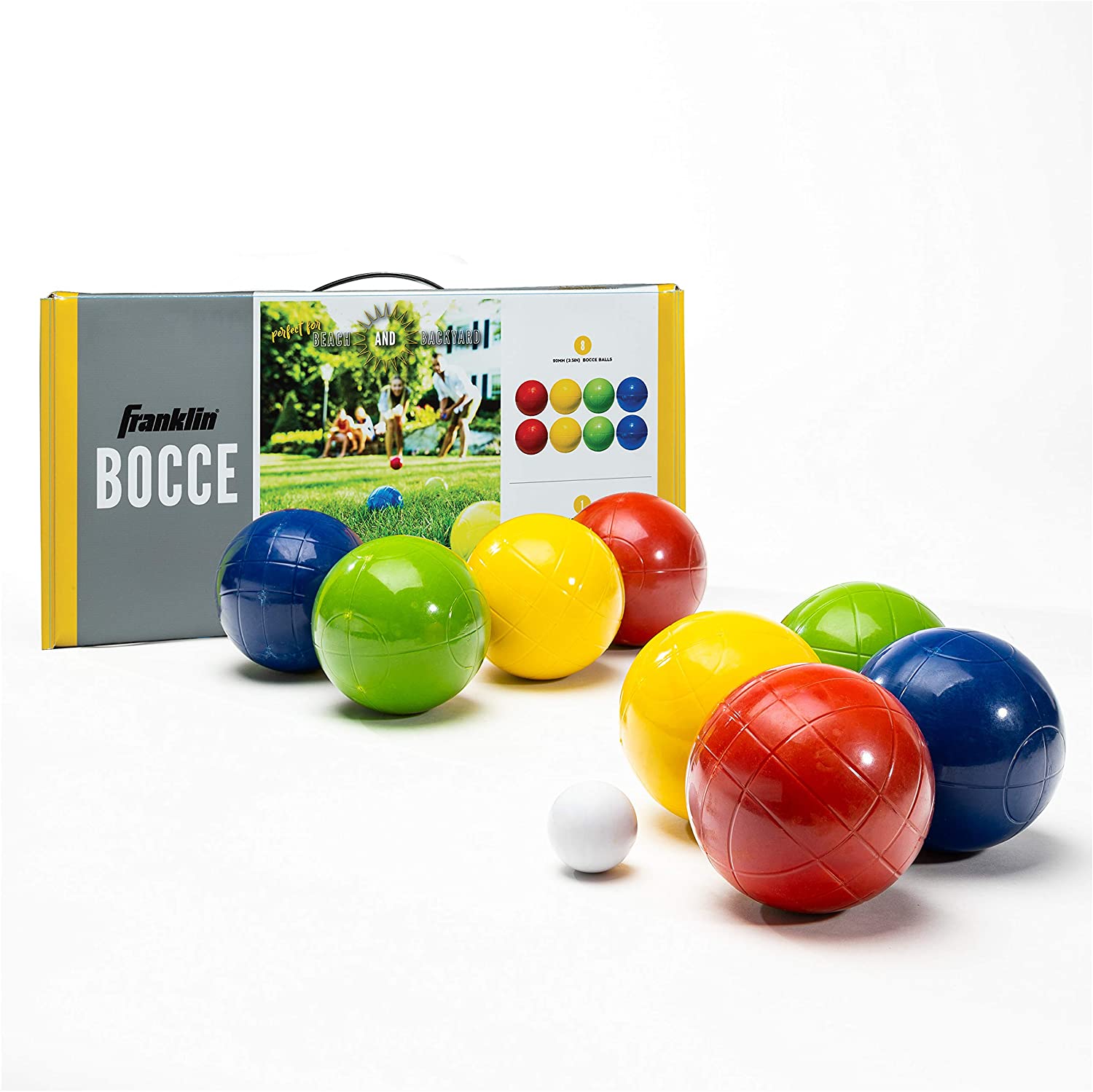 Franklin Sports Compact Case All Weather Bocce Ball Set