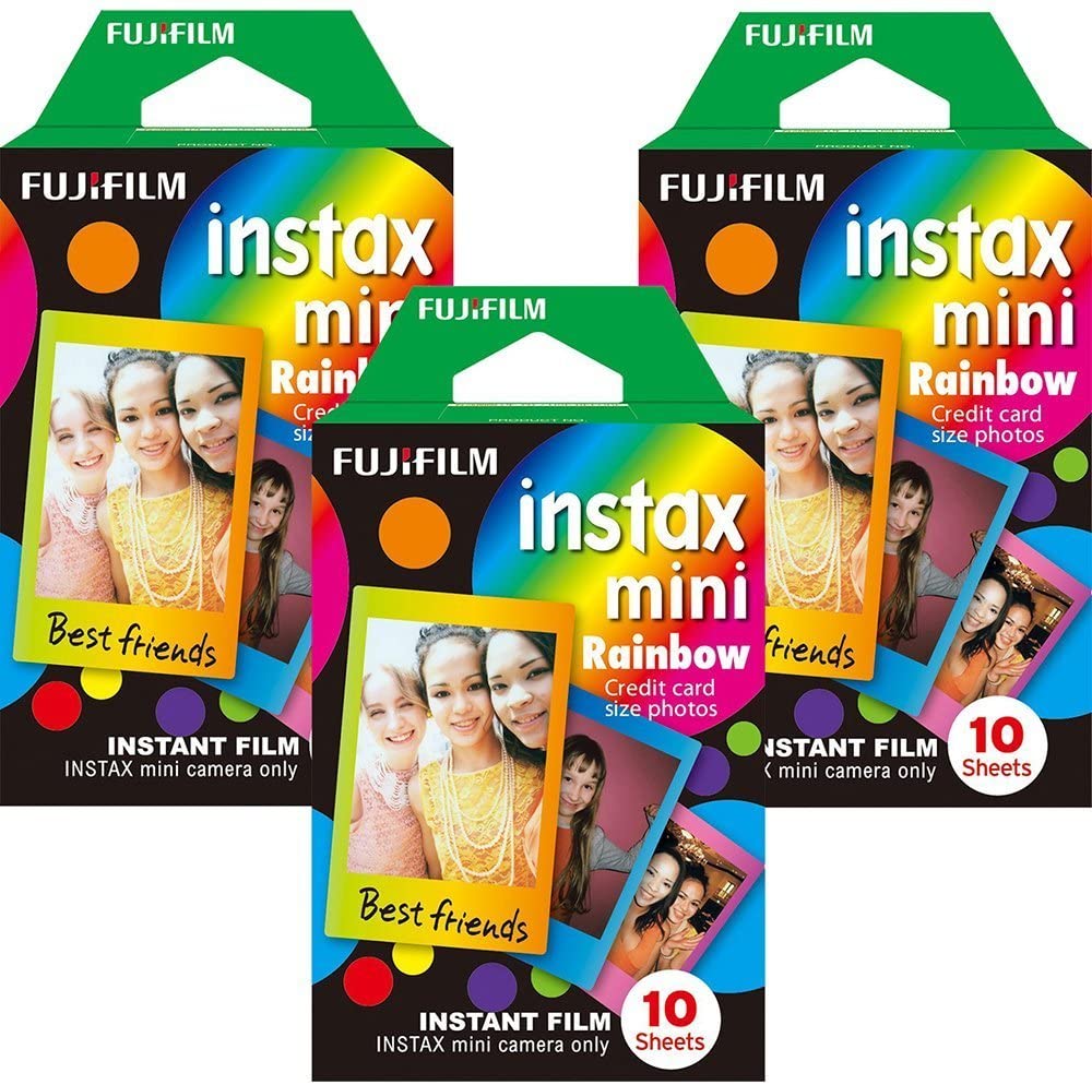 Fujifilm Instax Mini Instant Vivid Color Film, 3-Pack
