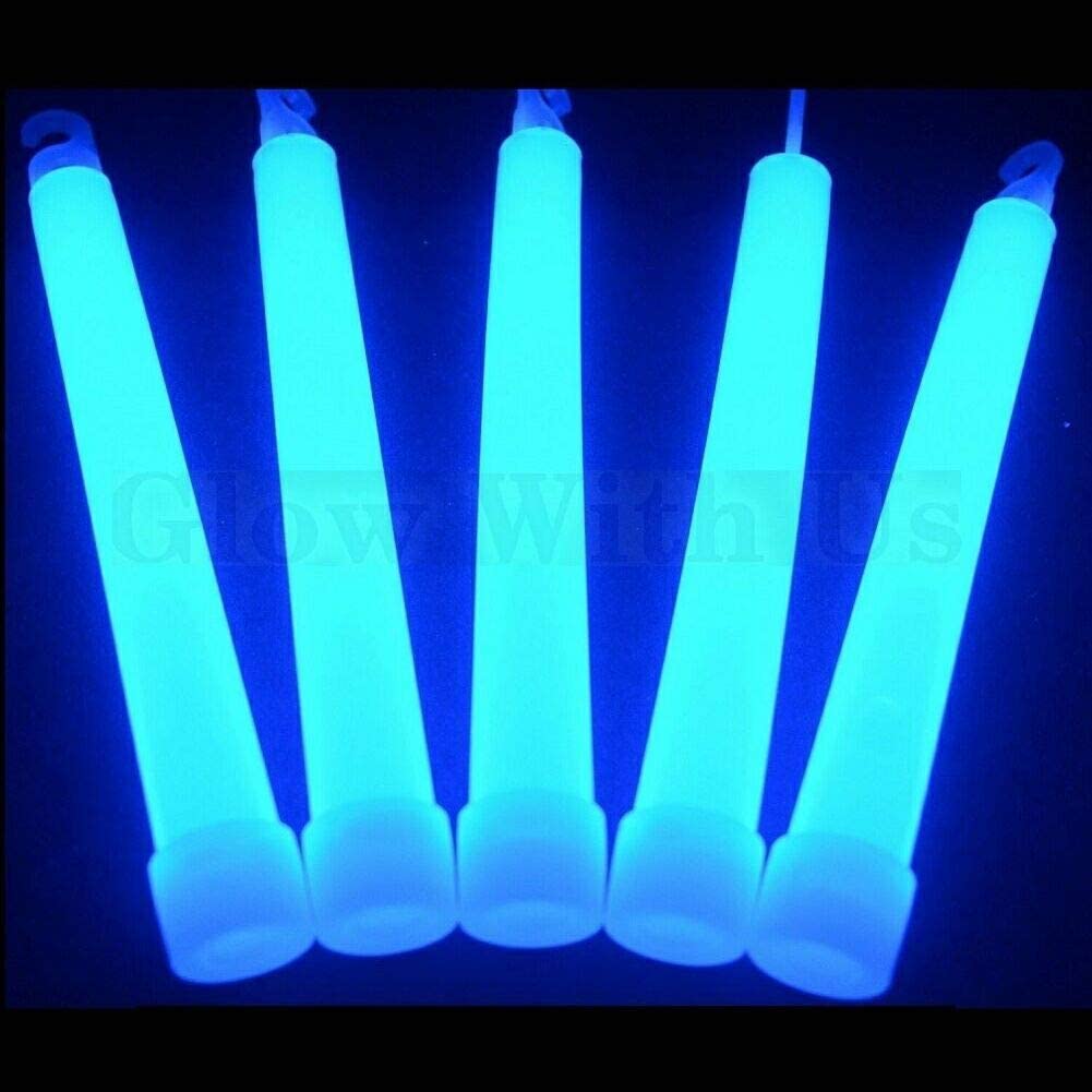 Glow With Us Vibrant Leak-Free Glow Sticks, 25-Pack