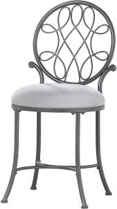 Hillsdale O’Malley Metal Vanity Chair