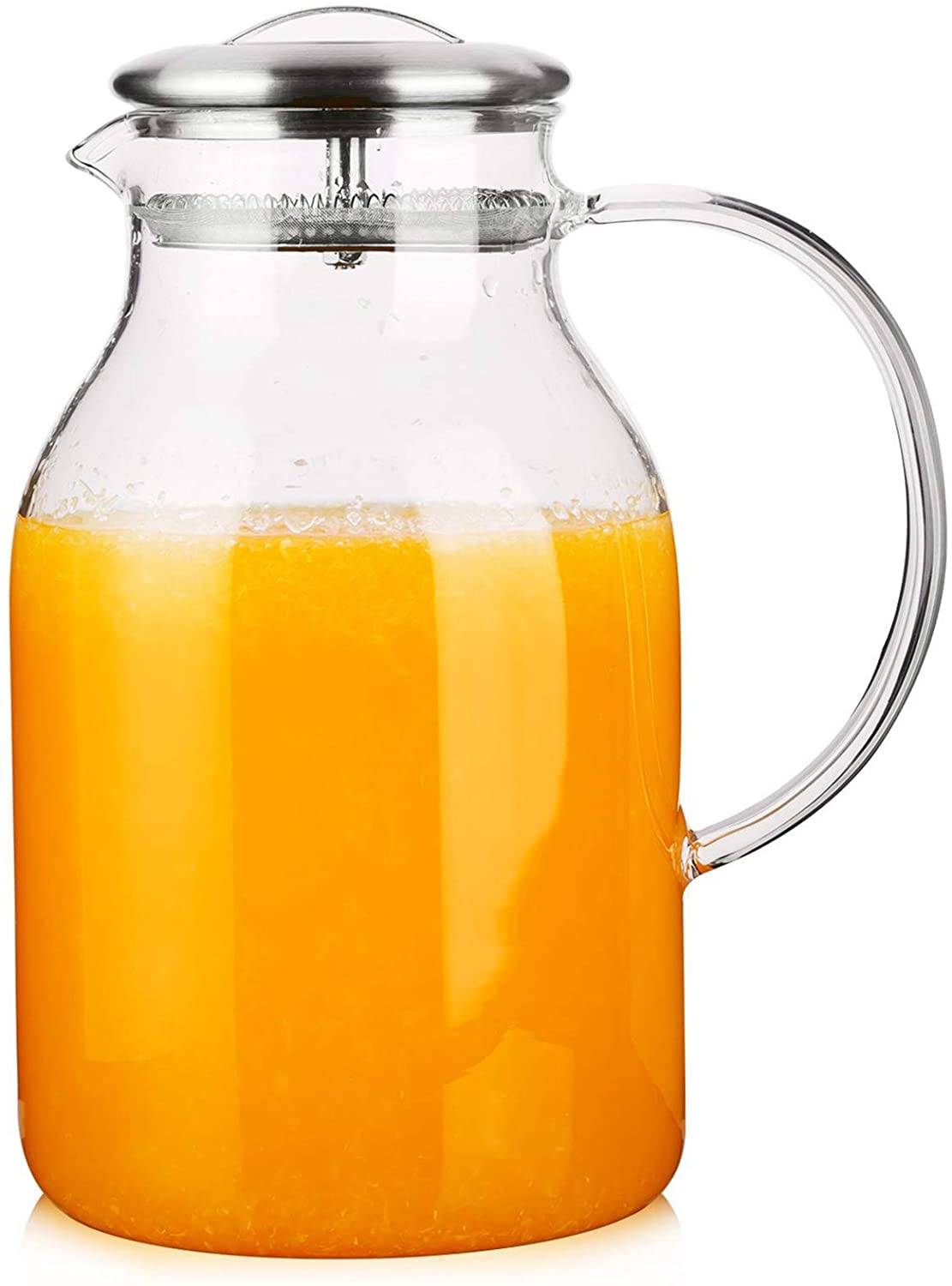 Hiware Easy Clean Glass Pitcher, 68-Ounce
