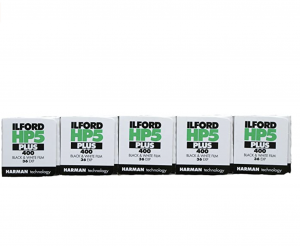 Ilford HP5+ 35mm Black & White Film, 5-Pack