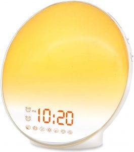JALL Wake-Up Sunrise Light Kid Alarm Clock