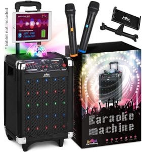 KaraoKing Karaoke Machine & Bluetooth Microphones
