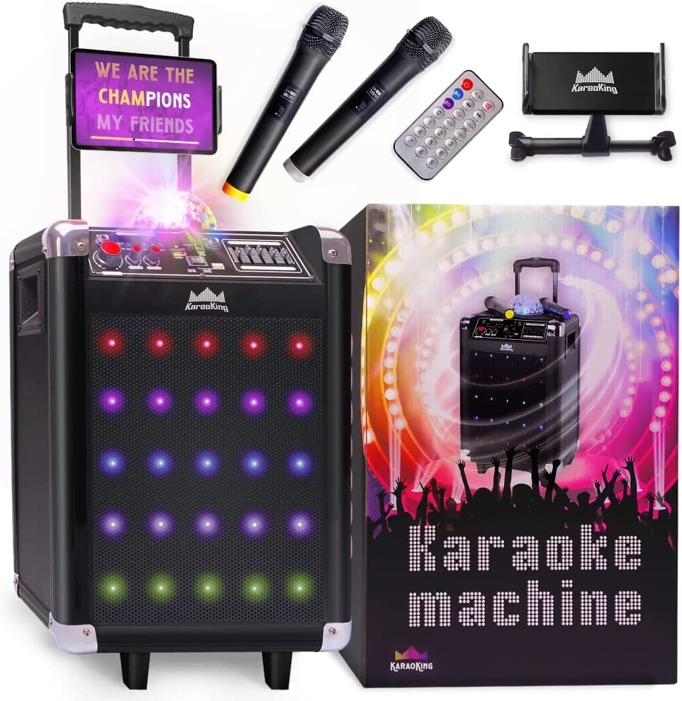 KaraoKing Sing-Along Adjustable Volume Karaoke Machine
