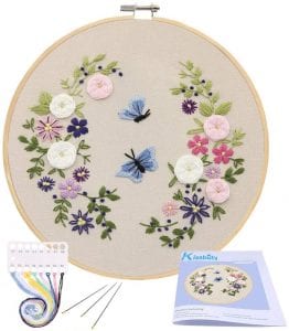KISSBUTY Full Range Embroidery & Cross Stitch Kit