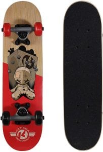 Kryptonics Pin-Head Locker Board Complete Skateboard, 22 x 9-Inch