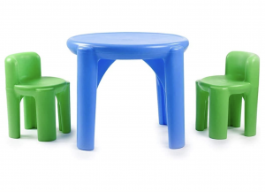 Little Tikes Easy Clean Kid’s Outdoor Garden Table & Chairs