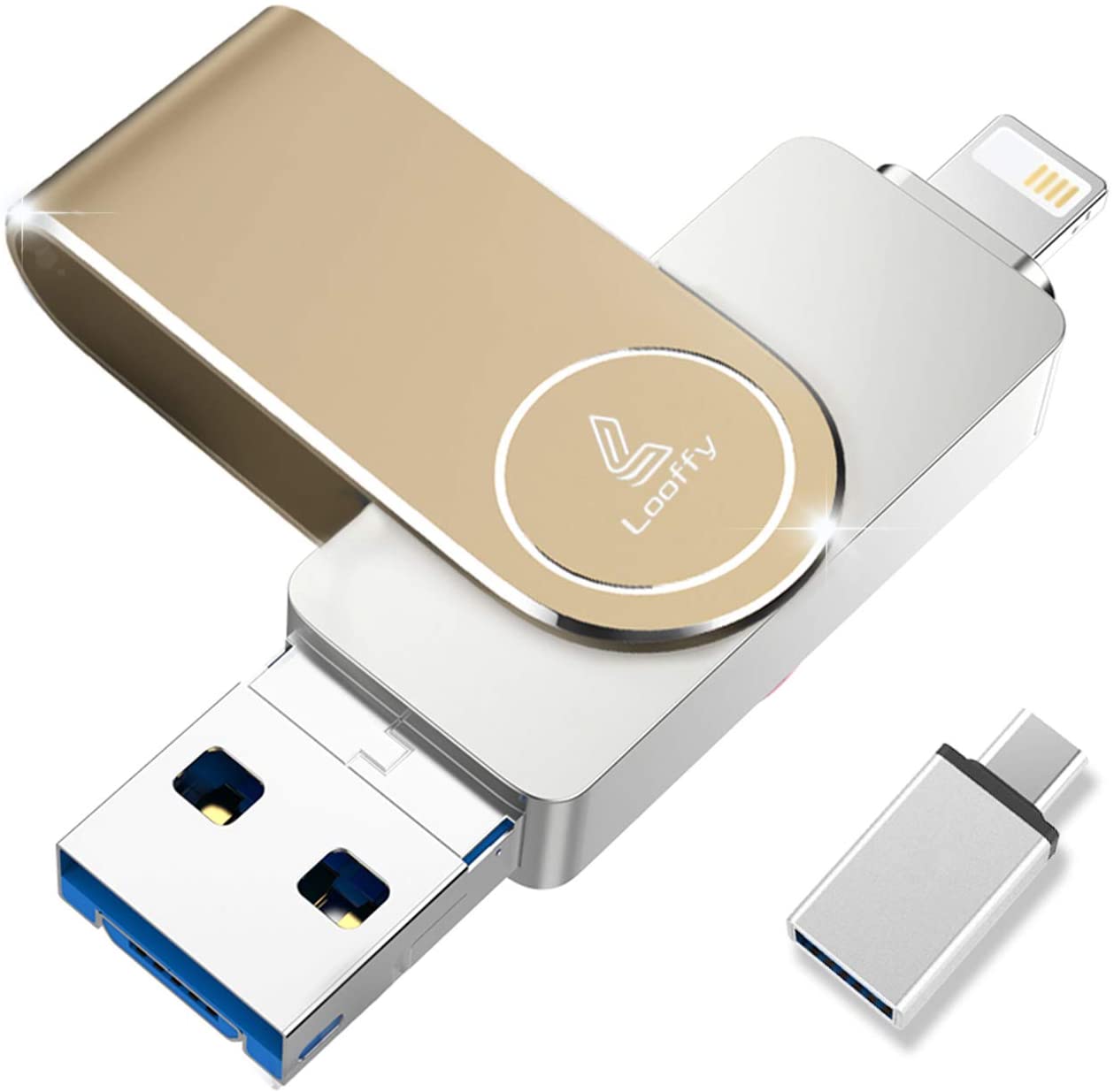 Looffy 128GB 3.0 USB Flash Drive & Photo Stick