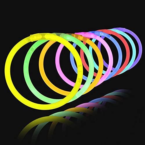 Lumistick Assorted Color Glow Sticks & Connectors, 8-Inch