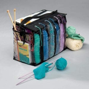 MEKBOK Transparent Plastic Knitting Bag