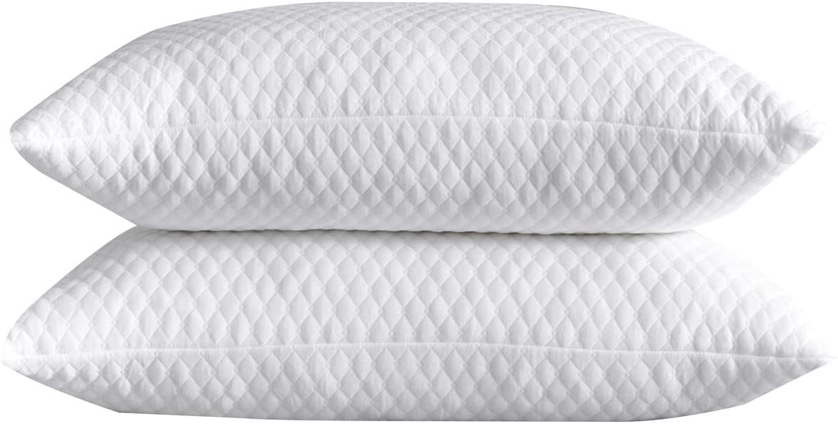 NTCOCO Shredded Memory Foam King Size Pillows, Set Of 2
