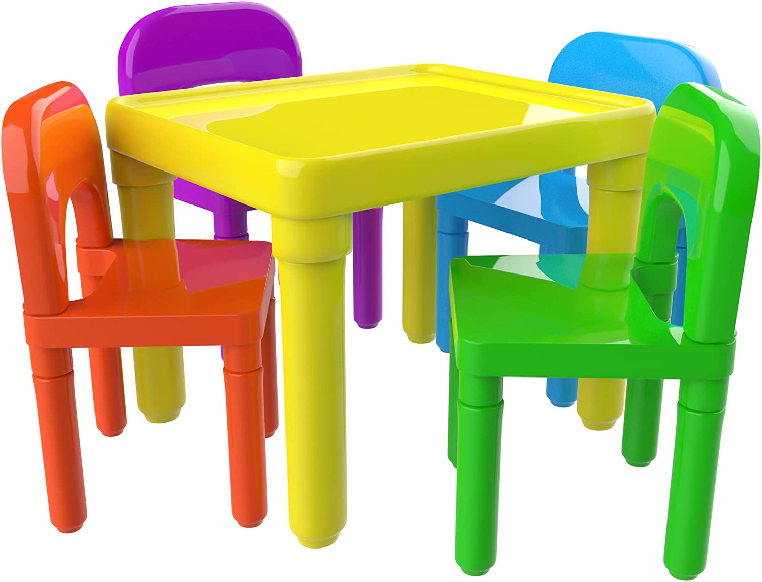 OxGord Daycare Long-Lasting Kid’s Activity Outdoor Table & Chairs