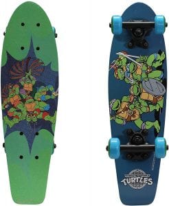 PlayWheels Teenage Mutant Ninja Turtles Composite Skateboard, 21 x 6-Inch