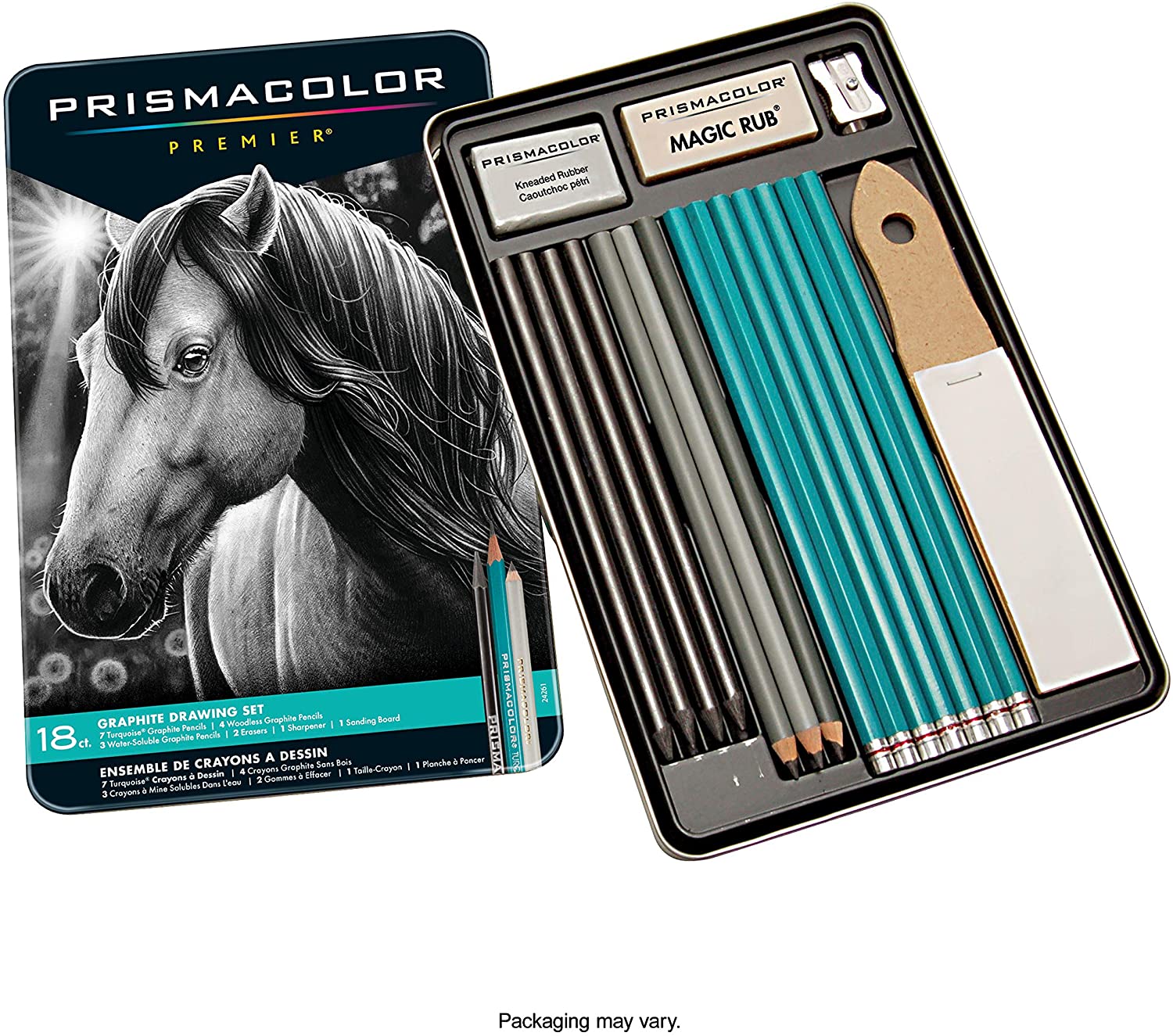 Primsacolor Premier Water Soluble Drawing Pencil Set, 18-Piece