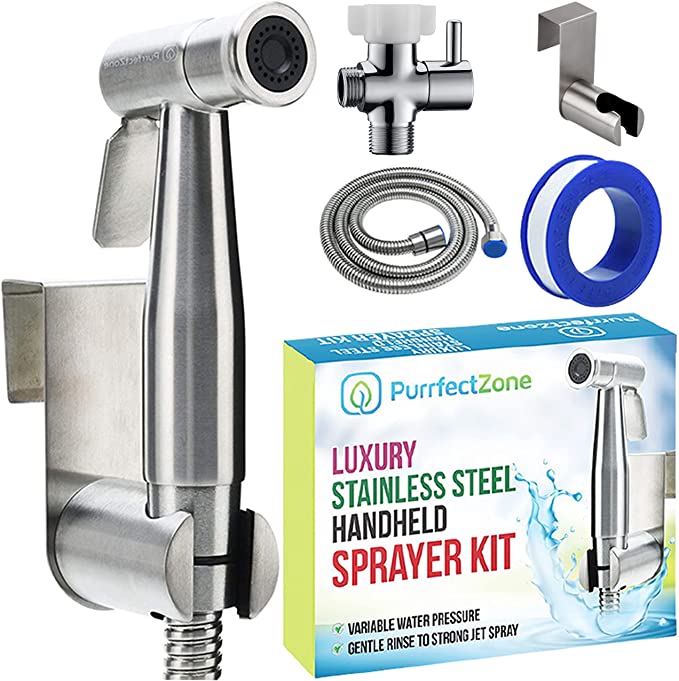 Purrfectzone Luxury Easy Install Bidet Sprayer For Toilet