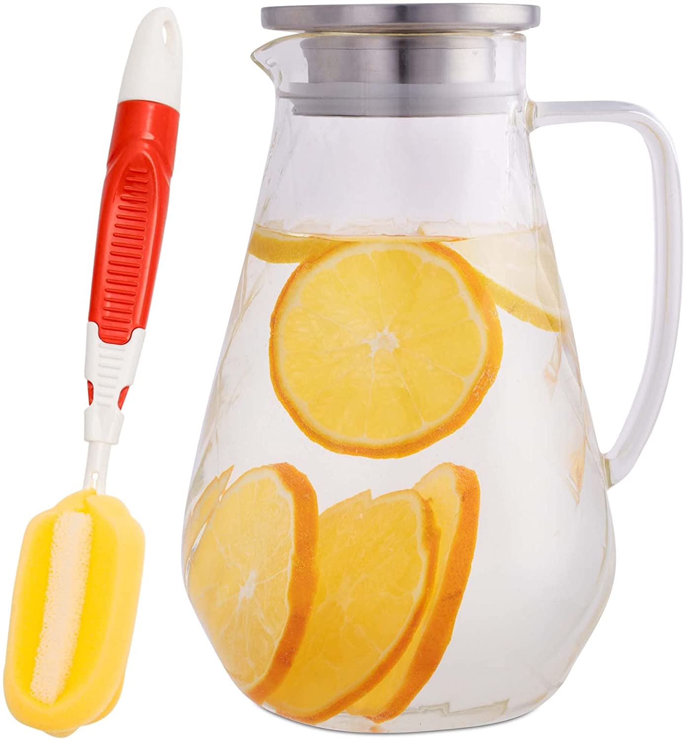 Pykal Non-Toxic Glass Pitcher, 72-Ounce