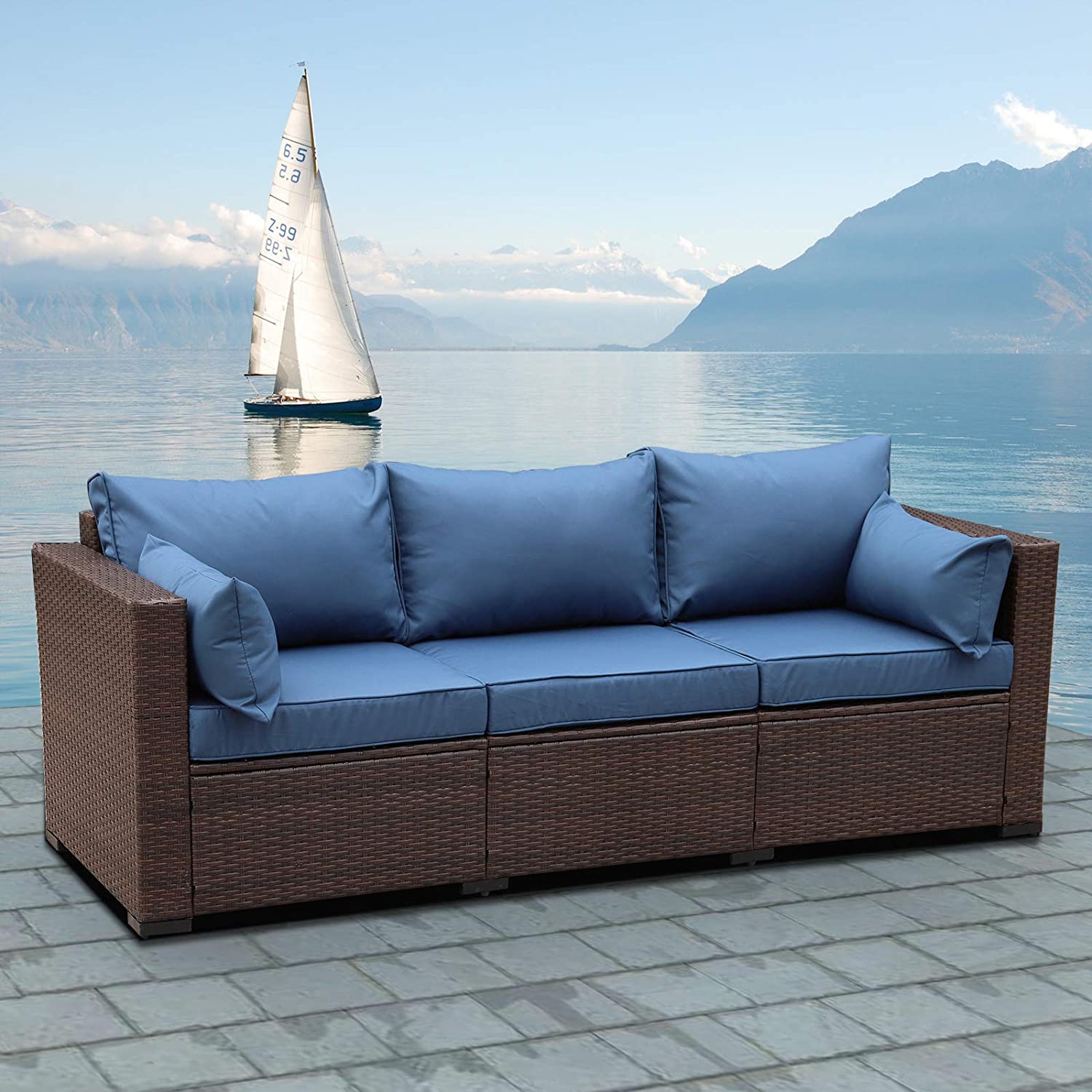 Rattaner Outdoor Rattan Couch Patio Furniture