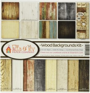 Reminisce Wood Lignin-Free Scrapbooking Paper, 16-Pack