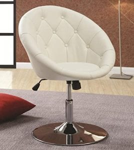Roundhill Furniture Contemporary Swivel Vanity Chair