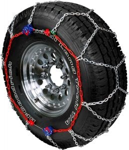 Security Chain 0232605 Self-Tightening Easy Install Snow Chain, Set Of 2