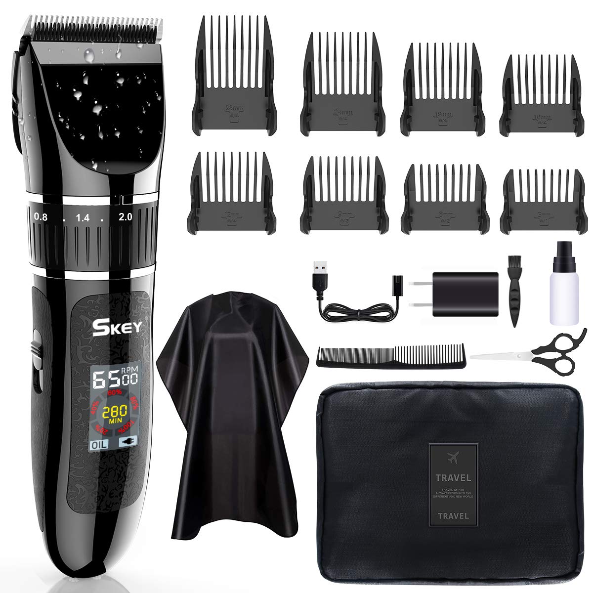 SKEY Rechargeable Cordless Hair Clippers