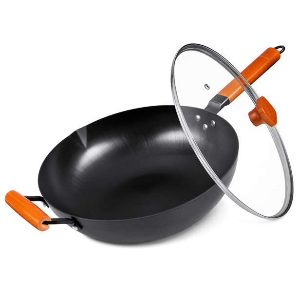 SKY LIGHT Quick Dry Corrosion Resistant Wok, 12.5-Inch