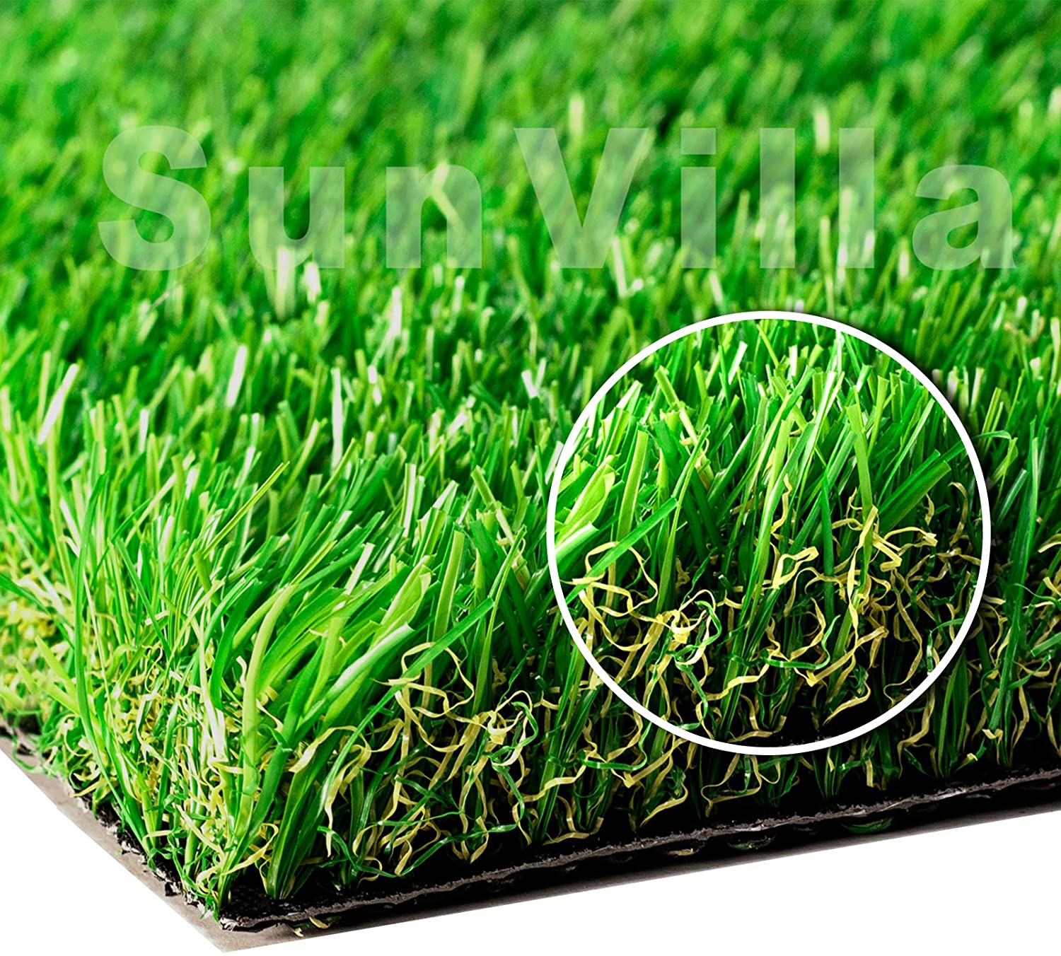SunVilla Plastic Non-Toxic Fake Grass Rug