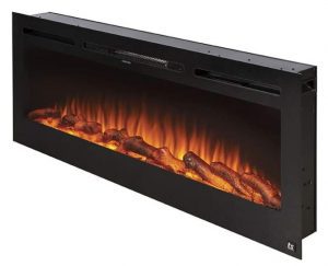 Touchstone Sideline Electric Wall-Recessed Fireplace