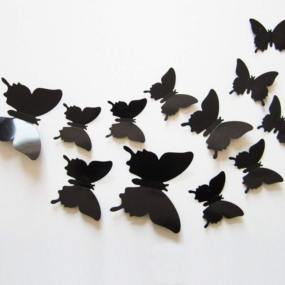 Trubetter 3D Butterfly Mural Decals, 24-Piece