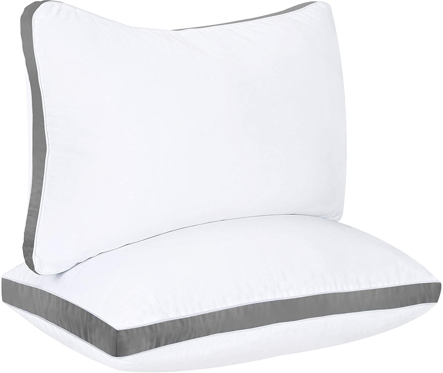 Utopia Bedding Gusseted King Size Pillows, Set Of 2