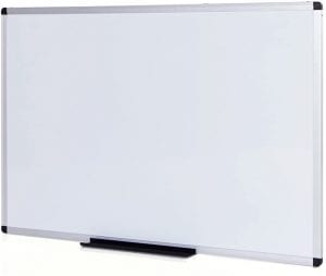 VIZ-PRO Easy Install Dry Wipe White Board