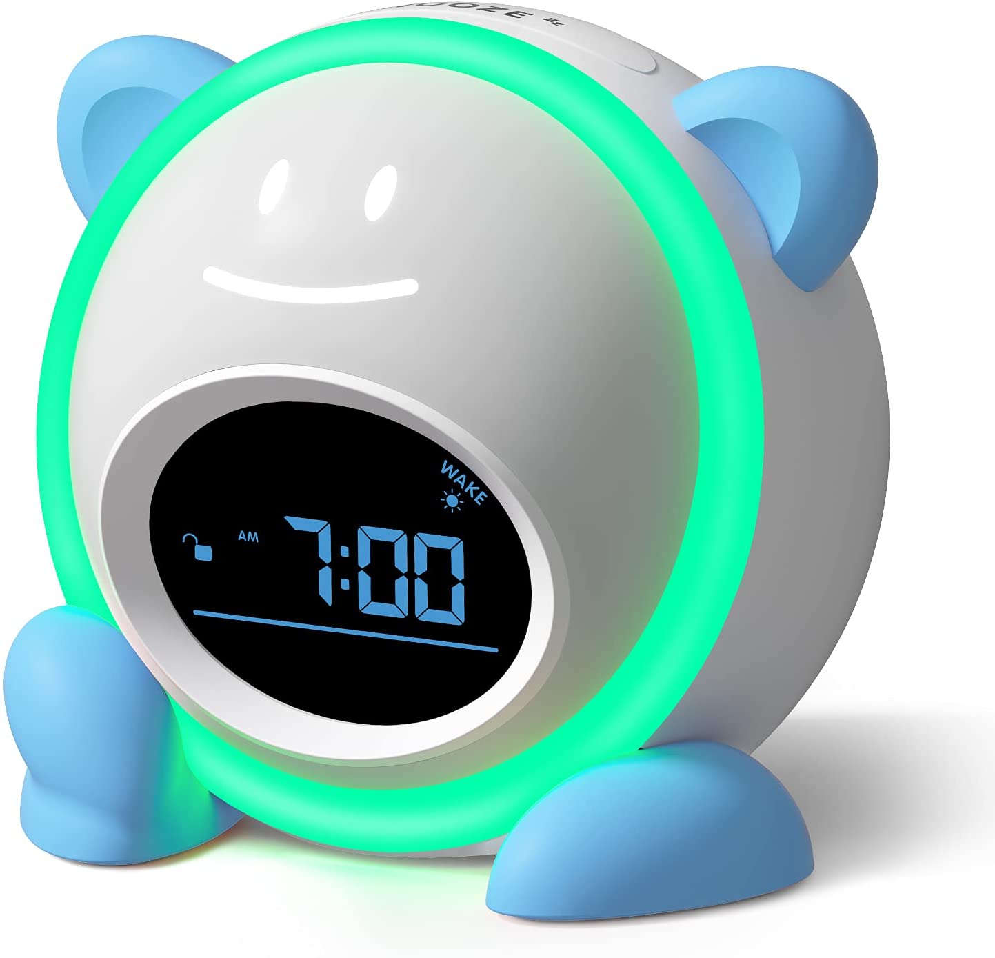 Windflyer Battery Powered Sleep Training Kid Alarm Clock