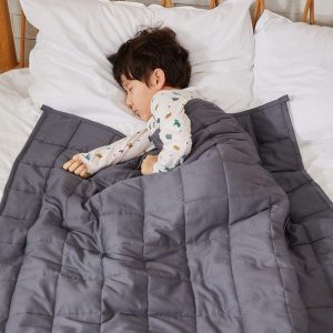 ZonLi Oeko-Tex Certified Cotton Weighted Blanket For Kids, 12-Pounds