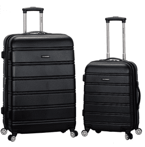 Rockland Melbourne Lightweight Hardshell Luggage Set, 2-Piece